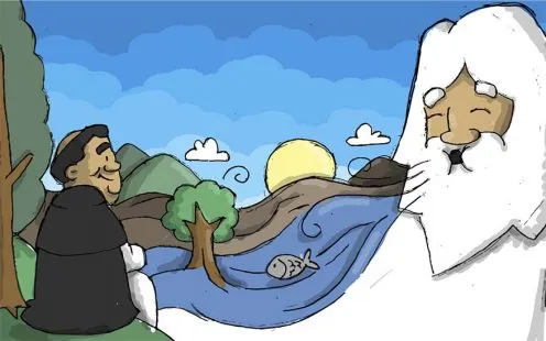 Las 5 vías de Santo Tomás de Aquino explicadas en caricaturas